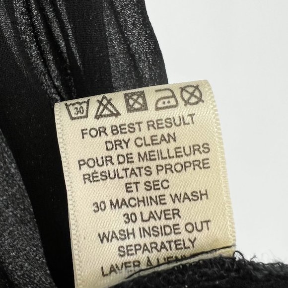 Let It Be Size Small Embroidered Floral Top Sheer Black Blouse Babydoll - Picture 8 of 8